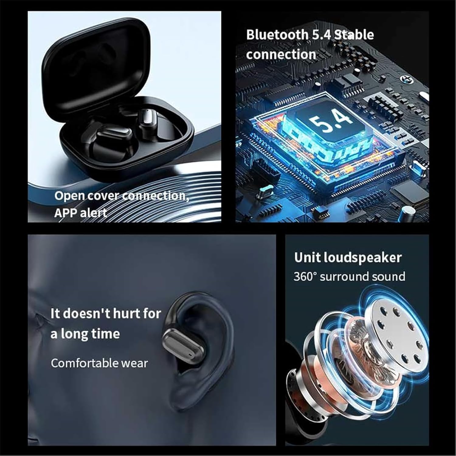 AI Translator Earbuds, AI Translator Earbuds, Translation Wireless Bluetooth Earphones, Real Time Language Translator Earbuds, Wireless Translation Earbuds