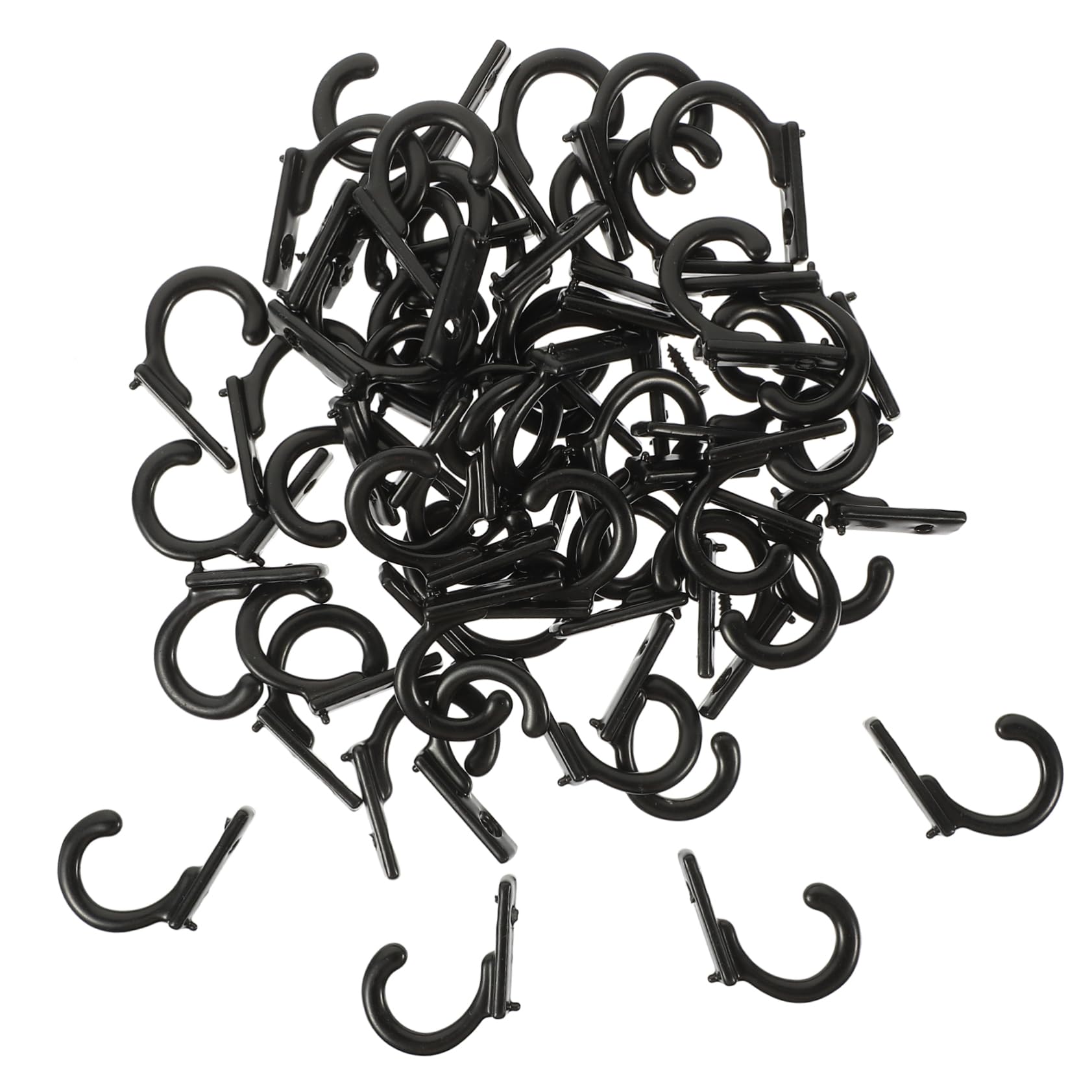 JECOMPRIS 58Pcs Rustic Wall Mounted Hooks Decorative Hangers for Coats Towels Keys and More for Home Entryway Living Room Organization