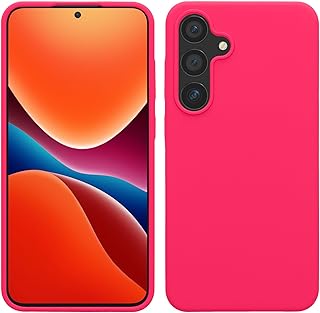 kwmobile Carcasa para Samsung Galaxy S24 Plus Funda - Case TPU Silicona para Smartphone - Suave Protector antigolpes para móvil - Apto Carga inalámbrica - Rosa neón