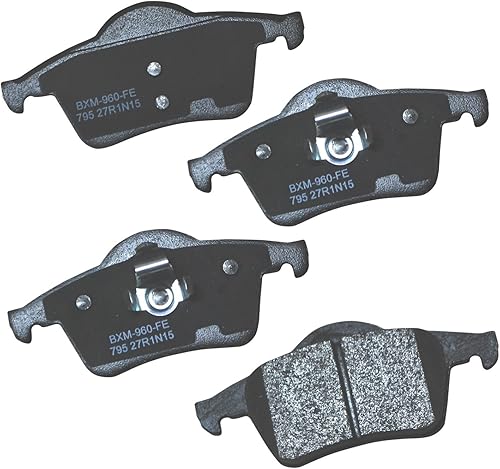 Vista 169 de Bendix Premium SBM8 - Pastillas de freno semimetálicas Premium para modelos seleccionados Buick Special, Camaro, Corvette, Phaeton, Olds F85, Vista