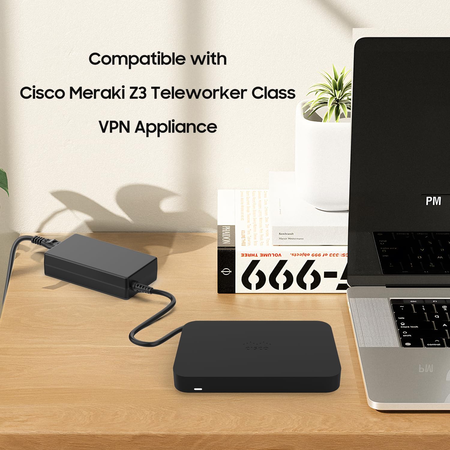 54V MerakiZ3 Power Supply for Cisco Meraki Z3 Z3-HW Z3C Z3C-HW Z3C-HW-Z3-HW-US Z3C-HW-WW Z3HW Z3CHW Z3CHWWW Gateway Wireless Router Cloud MA-PWR-50WAC 600-53010 Adapter Charger