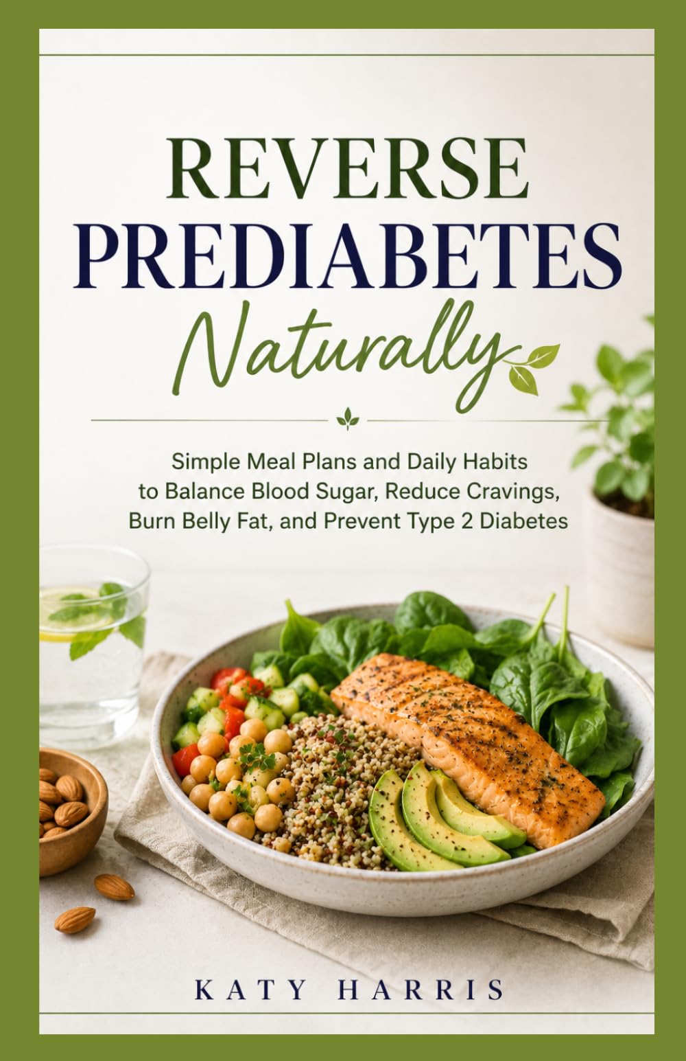 REVERSE PREDIABETES NATURALLY: Simple Meal Plans and Daily Habits to Balance Blood Sugar, Reduce Cravings, Burn Belly Fat, and Prevent Type 2 Diabetes