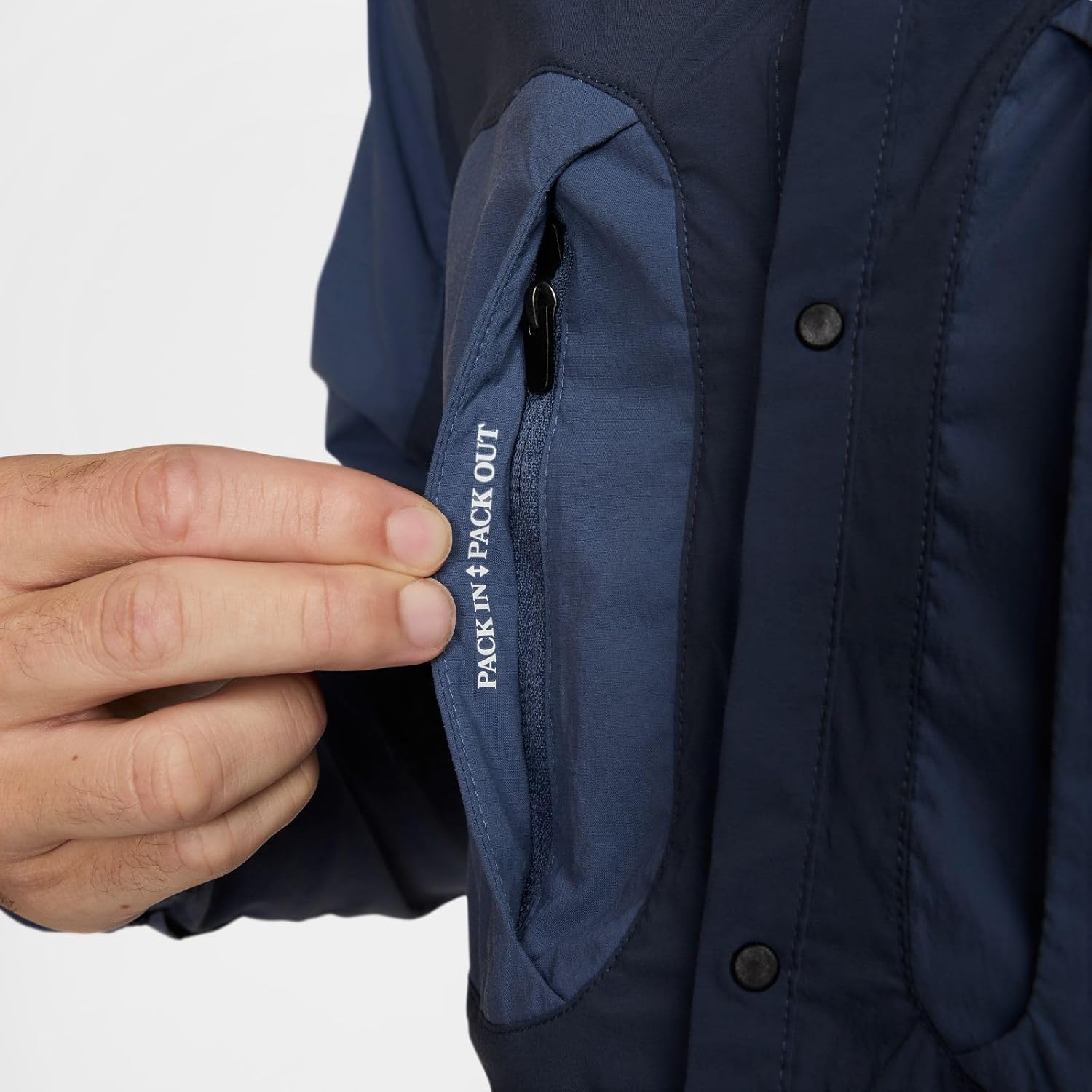 Nike Trail Men's Dri-FIT ADV UV Running Shirt Jacket (HJ5079-437, Thunder Blue/Diffused Blue/Black) Size Large