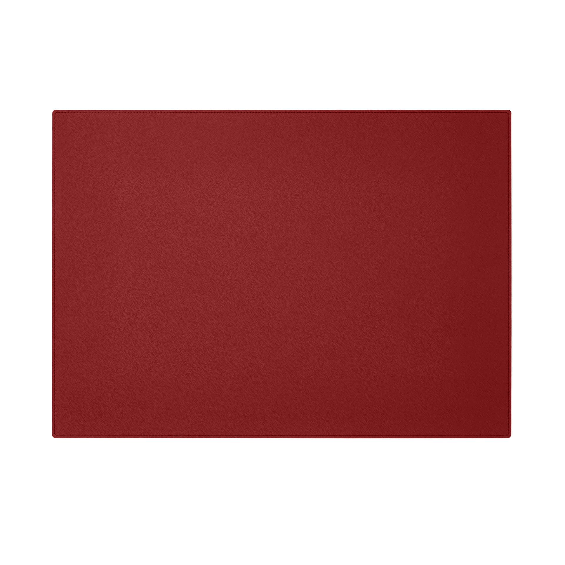 Eglooh - Palladio - Desk Mat for Office Made of Fine Real Leather Vivid Red - Desk Pad cm 70x50 - Large Mouse Pad with Handmade Stitchings and Non-Slip Bottom - Made in Italy — image 1