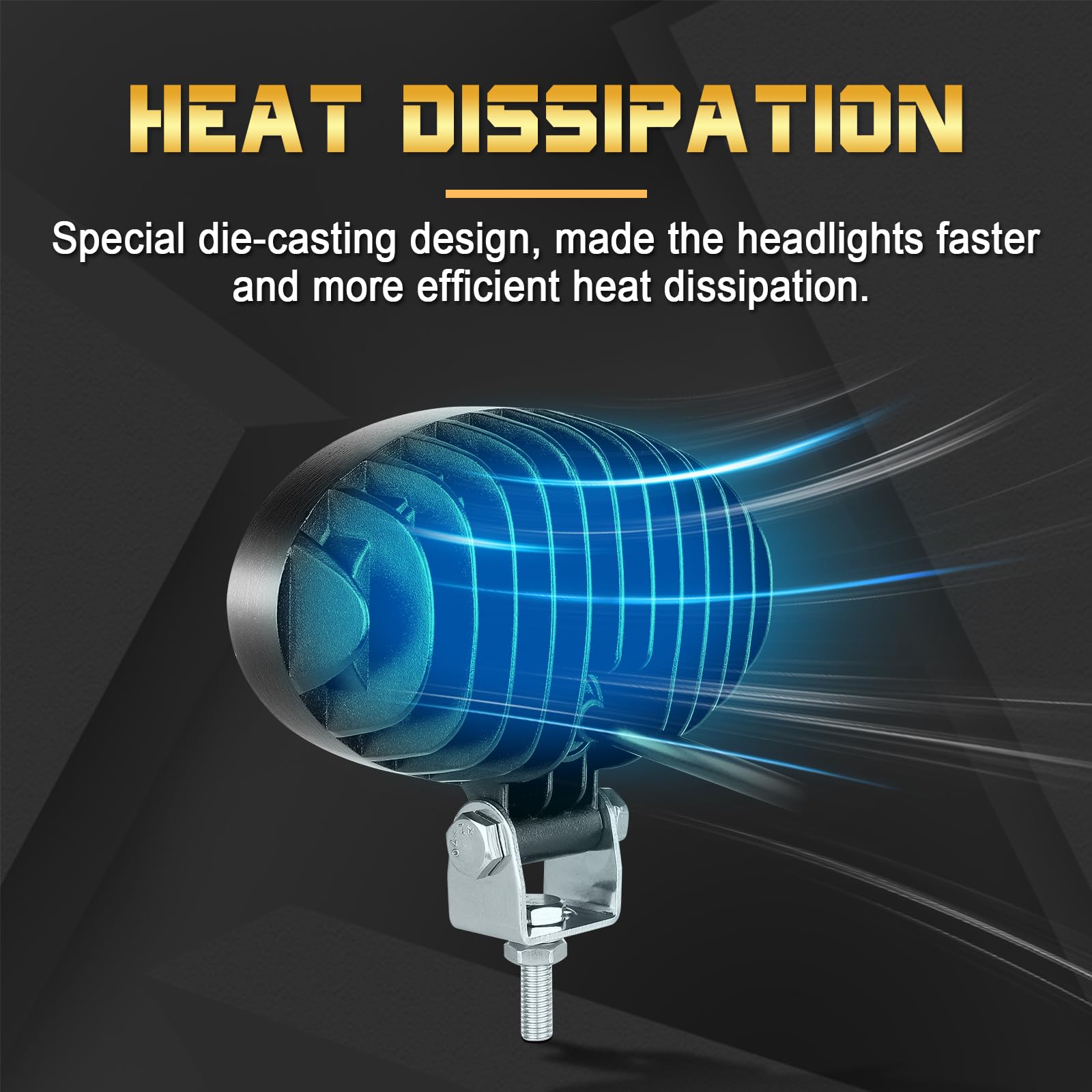 Willpower 2pc 5.5'' 14cm 24W Focos Led Tractor Faros Led Trabajo 12V 24V Oval Inundación Faro de Led 6000K Faros de Niebla para Tractores Coche 4x4 Barco Off Road Camino ATV UTV SUV 4WD
