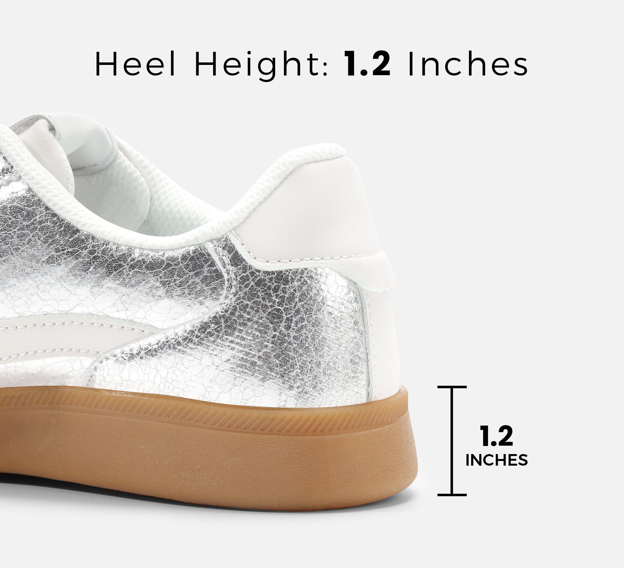 LUCKY STEP Sneakers retrò da Donna - Sneakers alla Moda Classiche, Antiscivolo e comode per Camminare e Pattinare