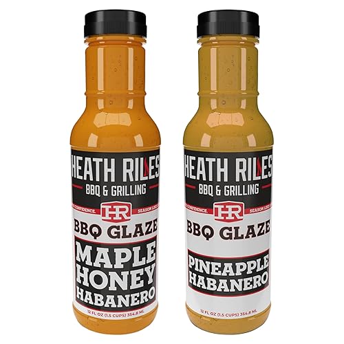 Heath Riles Maple Honey Habanero BBQ Glaze with Pineapple Habanero