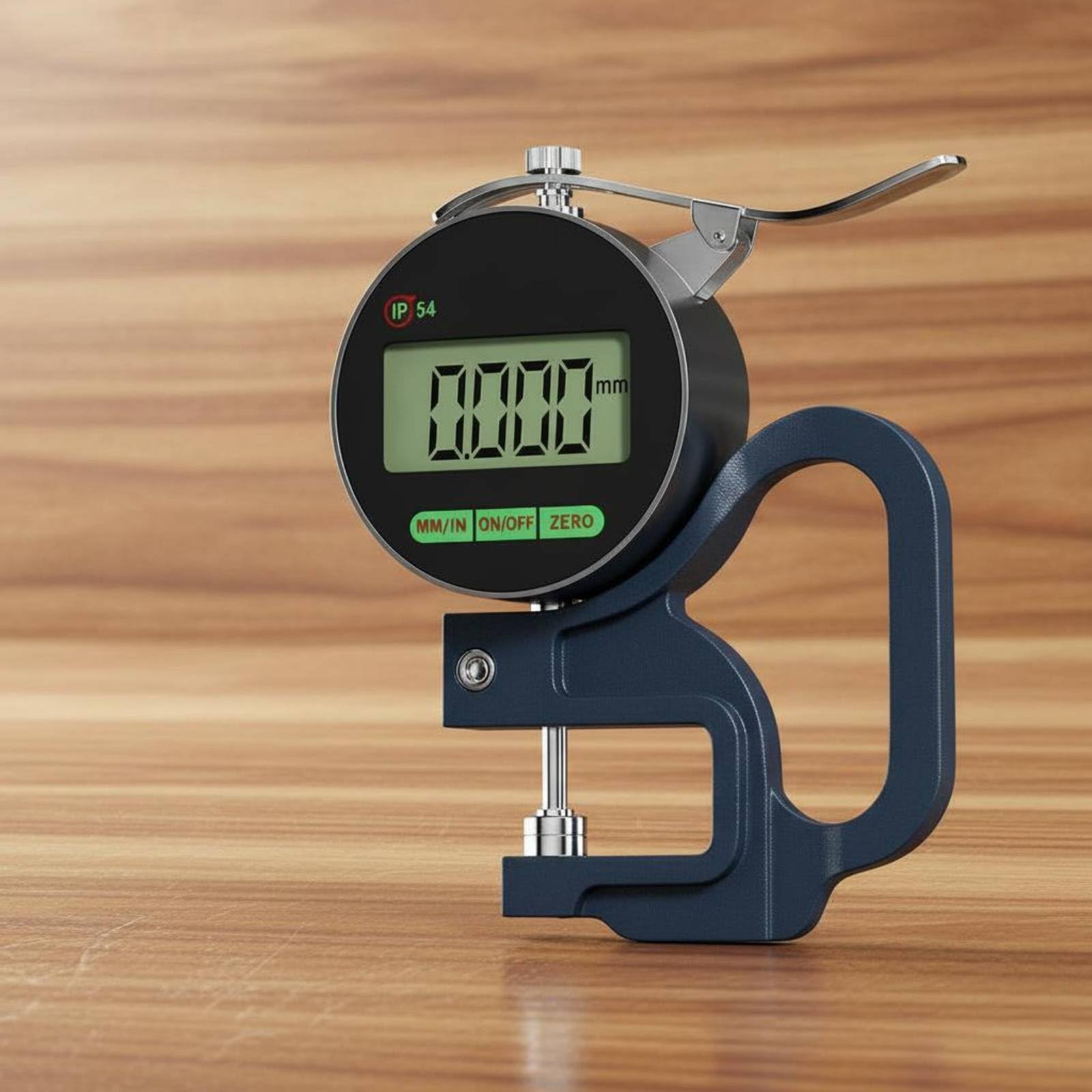 Milageto Digital Thickness Gauge Calibro Digitale Spessimetro Misuratore Spessore Elettronico Display Grande Zero Rapido Unità, Calibro Di Spessore Centesimale Ricaricabile 0-12.7MM