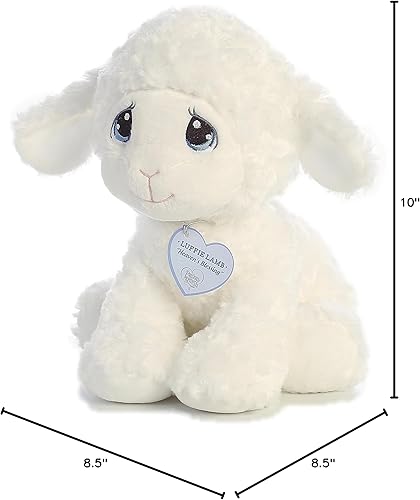 Miniatura 2 de Aurora® Inspirational Precious Moments™ Luffie - Peluche de cordero - Recuerdos apreciados - Comodidad duradera - Blanco 12 pulgadas