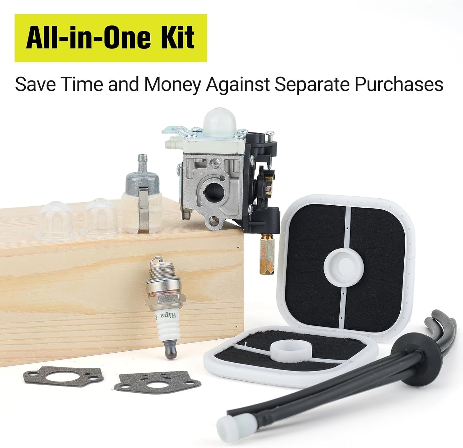 SRM-266 Carburetor with Filters Maintenance Kit for ECHO SRM-266S SRM-266T SRM-266U PAS-266 PPT-266 PPT-266H PE-266 PE-266S SHC-266 HCA-266 Trimmer Weedeater RB-K112 thumbnail