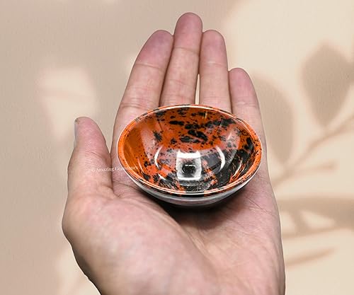 Miniatura 54 de Amazing Gemstone Clear Quartz Crystal Bowl - 2" Gem Stone Bowl for Altar Offering