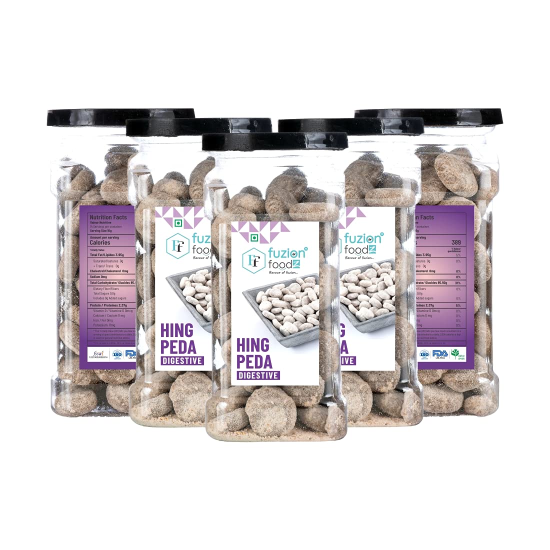 Fuzion foodz Hing Peda - Churan Goli- Pachak Digestives - After-Meal Hing Mukhwas, 145g Each (Pack of 5) (B097YGLK8R) Amazon Price History, Amazon Price Tracker