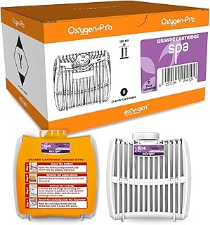Oxygen-Pro - Spa, Lavender Fields Medium Fragrance Cartridge For Oxy-Gen Powered Commercial Air Fresheners and Deodorizers (6)