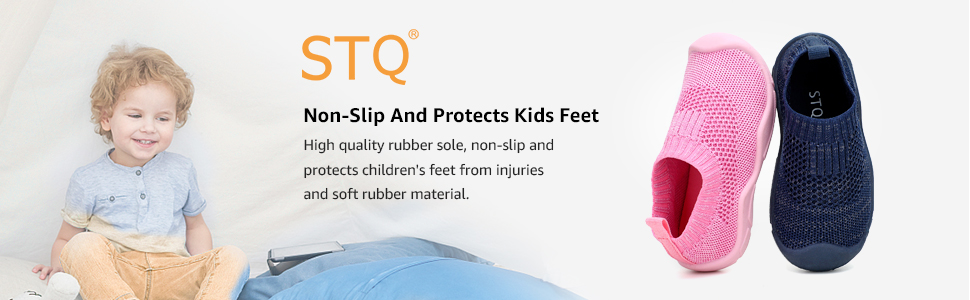 STQ-Boys-Girls-Sock-Slippers-Non-Skid-Kids-Slip-on-Comfortable-Walking-House-Shoes