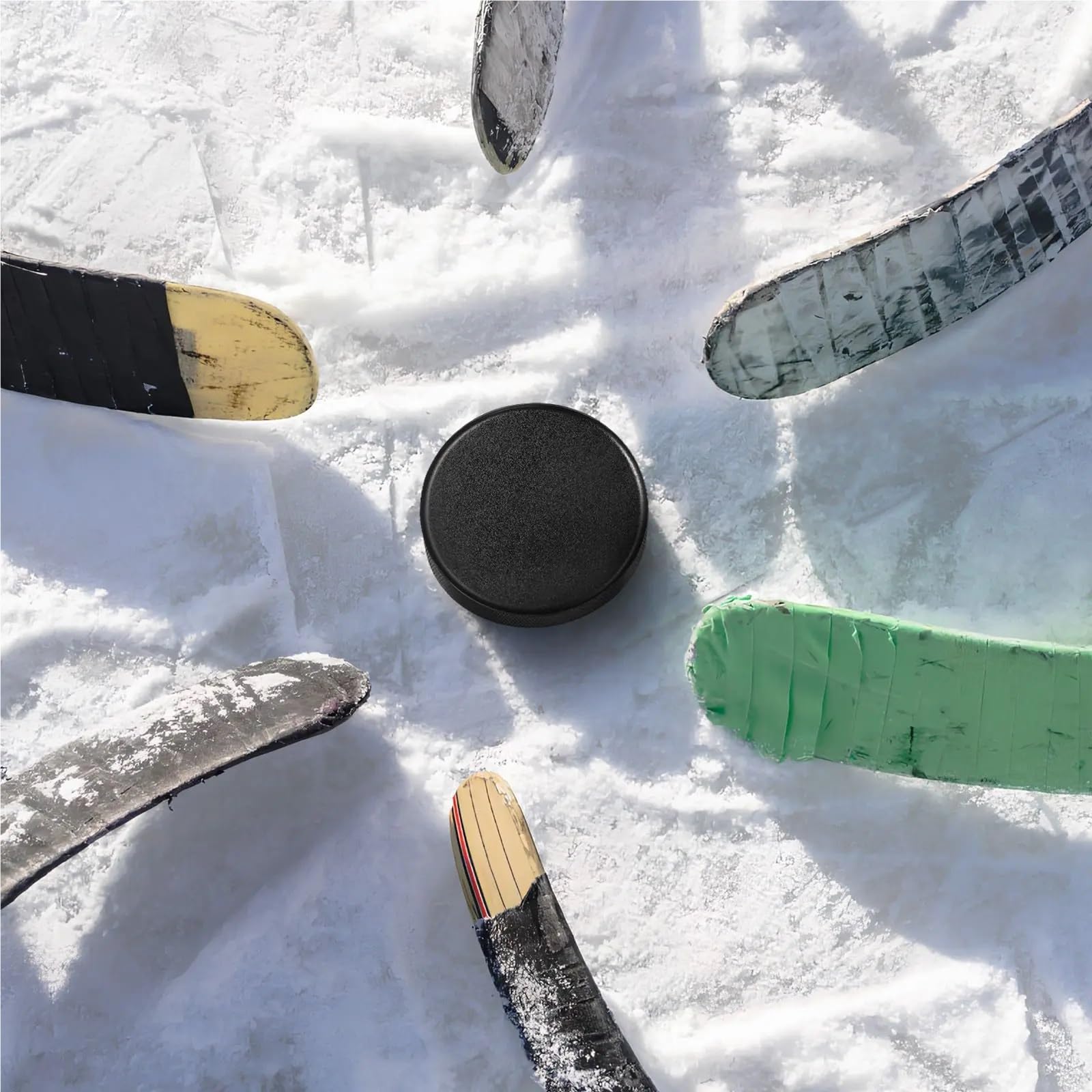 Balles en Mousse de Hockey sur Glace, 24 pièces, Jeu d'intérieur, entraînement, Terrain Sport Vrac, rondelles Rue, Jeux Plein air, Pratique pour EntraîNement Et EntraîNement Classique