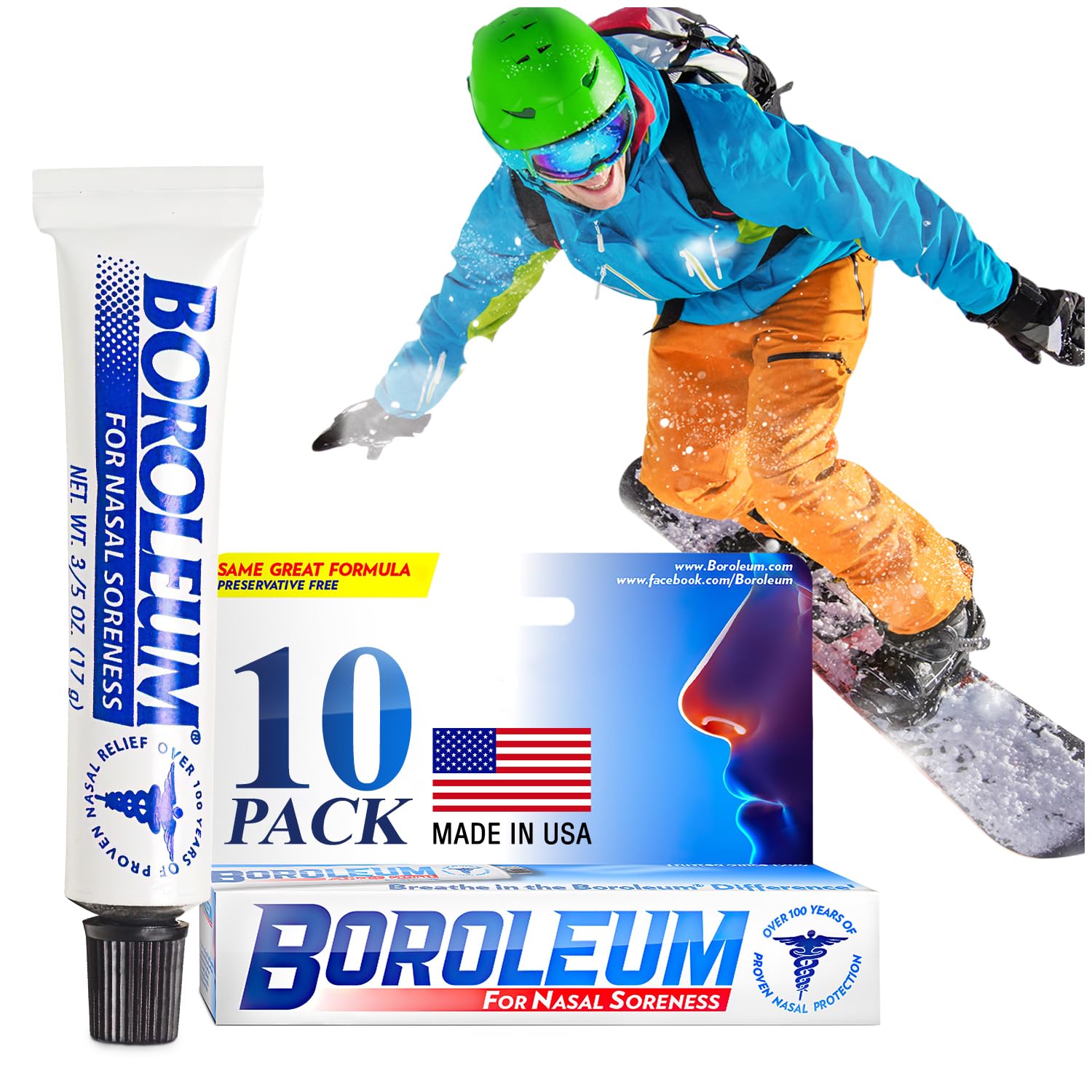 Boroleum for Nasal Soreness, 17 Grams, 3/5 Ounce Tube — Amazon image 7