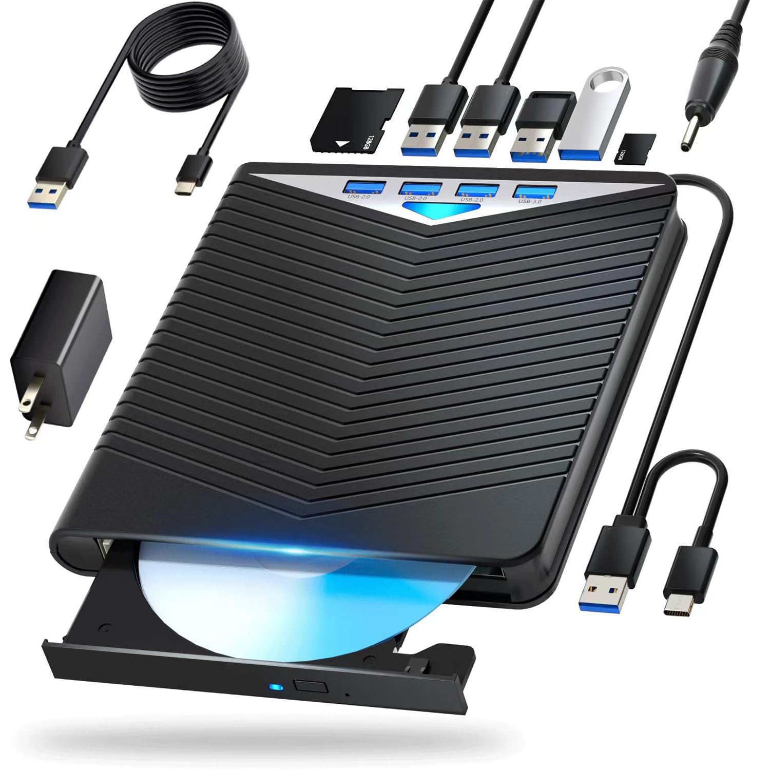 Dainty 7-in-1 External Blu ray Drive