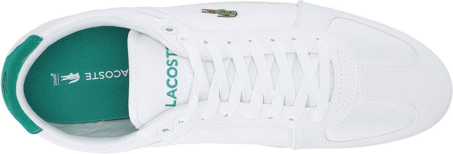 Lacoste Mens Evara Sneaker 13 White/Green