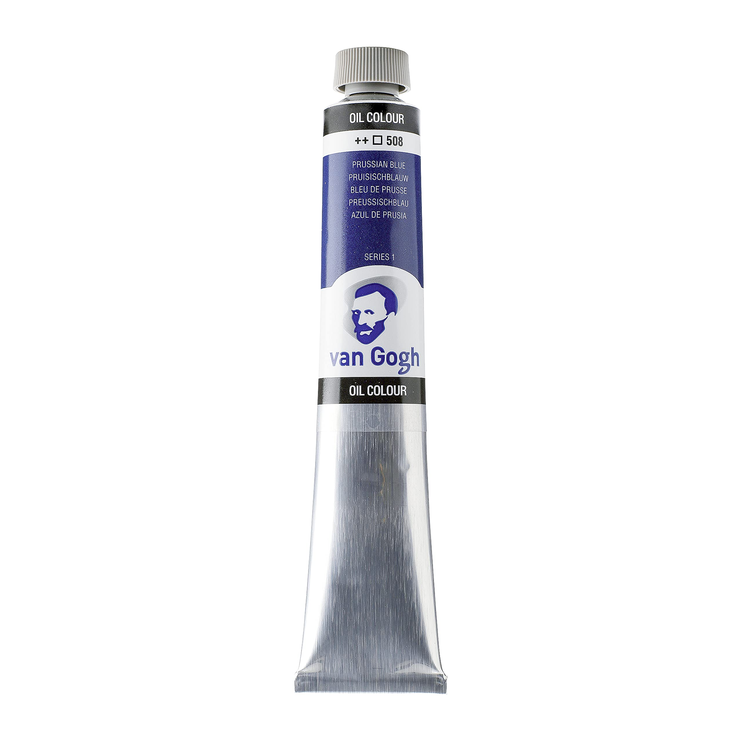 Van Gogh Oil Colour - Prussian Blue 508-60 ml Tube - Buttery Texture & High Pigmentation - Series 1 - Artist Quality