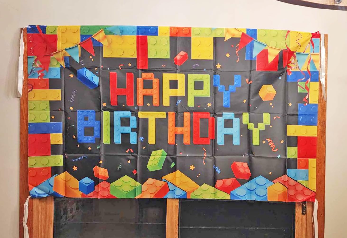 Bausteine Fotohintergrund 2,8 X 1,5 M – Bunt & Vielseitig Für Kinderpartys & Fotos