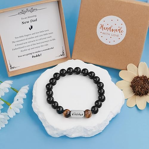 Miniatura 124 de Sereney Christmas Gifts for Him Son Boys Bonus Dad Father Men Boyfriend Grandson Friend as Triple Protection ID Bracelets Birthday Gifts for 9 10 11