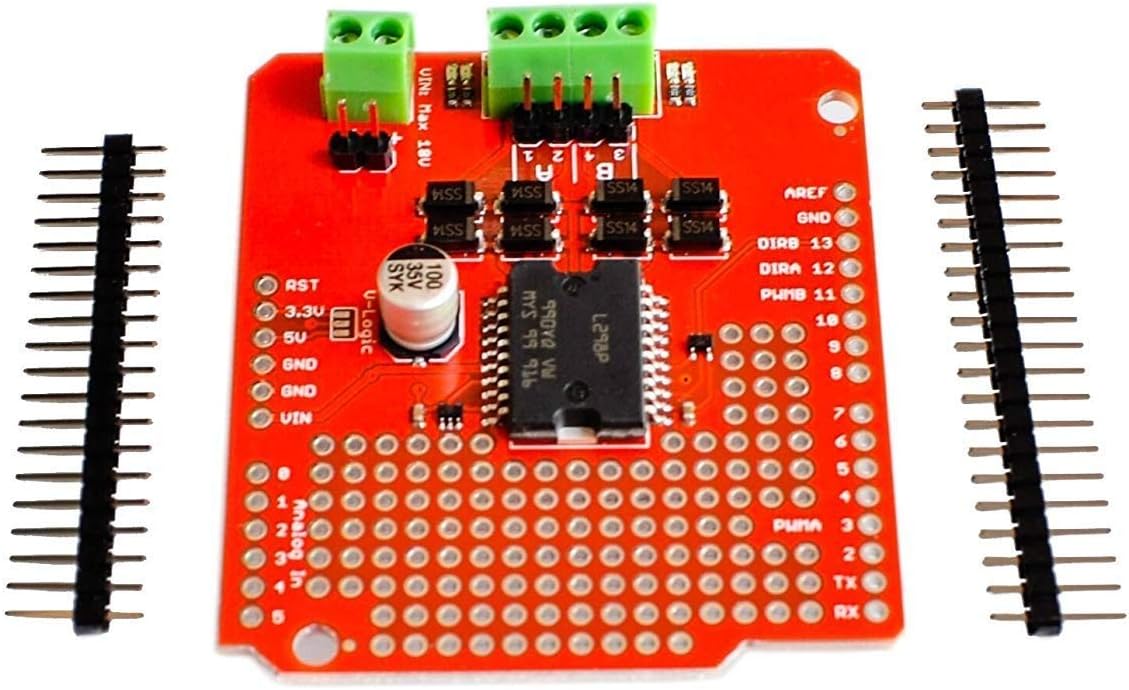 UIOTEC L298P AVR/LPC/STM32 UNO/MEGA Motor-Driver Shield