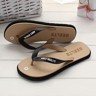 Soft Science Flip Flops for Men Summer New Men's Non Slip Beach Sandals Personalized Outdoor Flip Flops Sandals Flip Flops for Men Non Slip