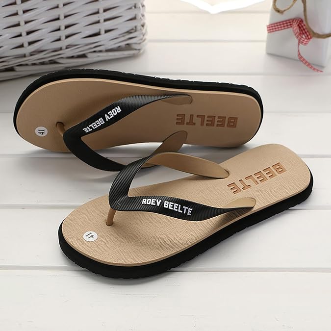 Soft Science Flip Flops for Men Summer New Men's Non Slip Beach Sandals Personalized Outdoor Flip Flops Sandals Flip Flops for Men Non Slip