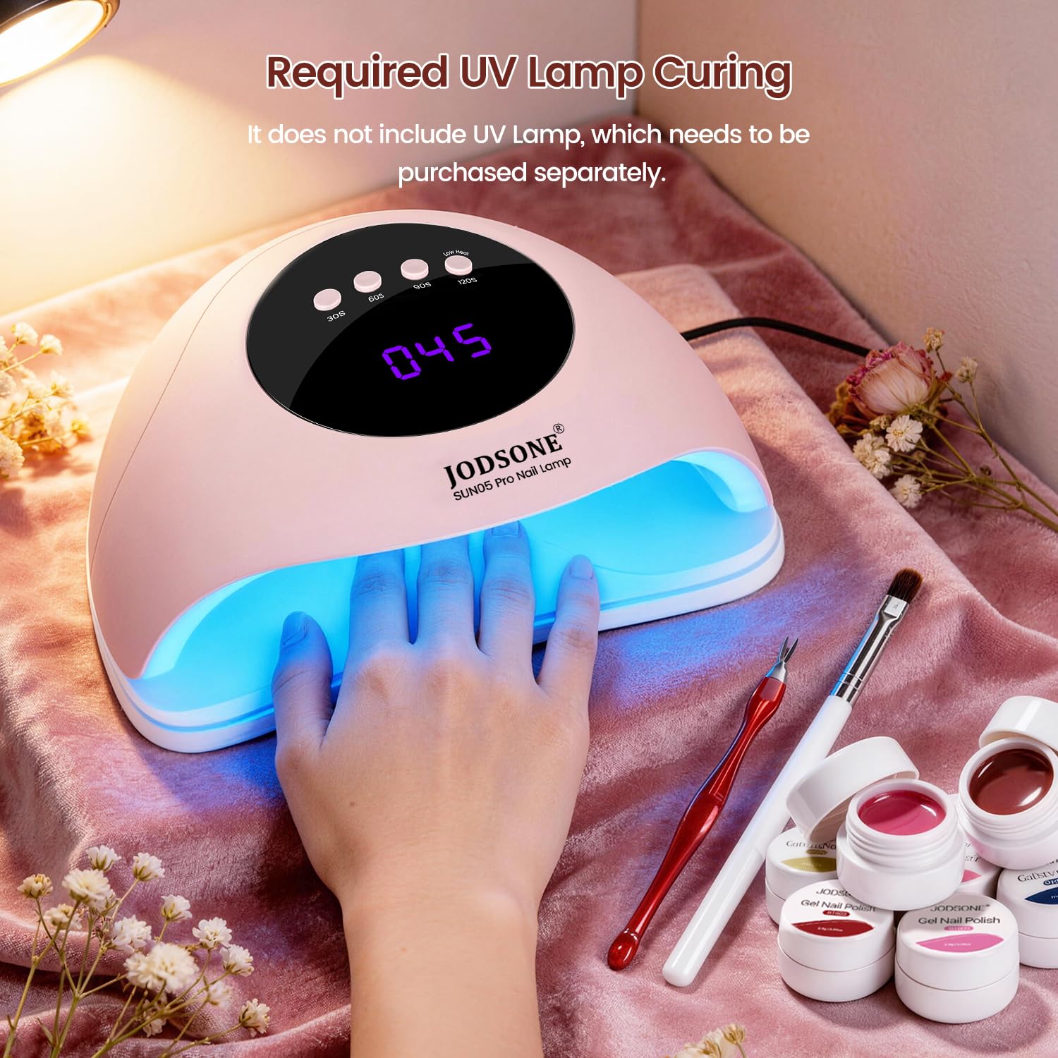 JODSONE 20 Colors Solid Paint Nail Art Painting Drawing Gel Nail Polish with Nail Brush Pen for DIY At Home