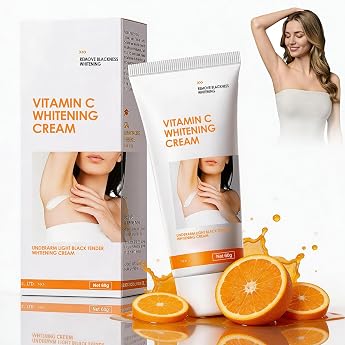 Whitening Cream Underarm Whitening Cream with Niacinamide Vitamin C and Vitamin E Brightening and Moisturising Care Against Pigment Spots and Uneven Skin Tone for Armpits Body