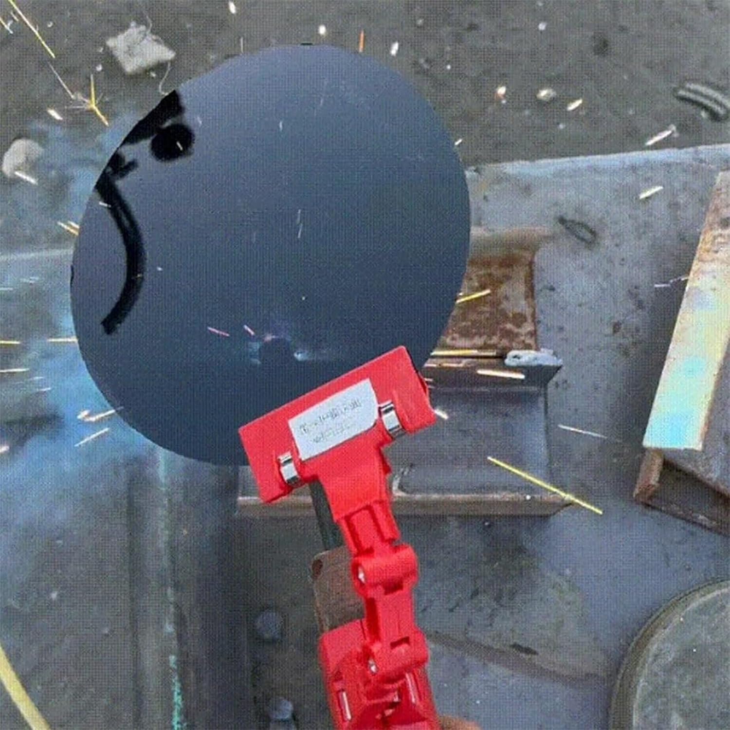 Schweiß-Verdunkelungs-Panel, tragbare Schweiß-Verdunkelungs-Panel, Schweißvorhänge, multifunktionale Verdunkelung, Sommer-Schweißhelm-Alternative, schützt das Gesicht vor Funken und Schmutz