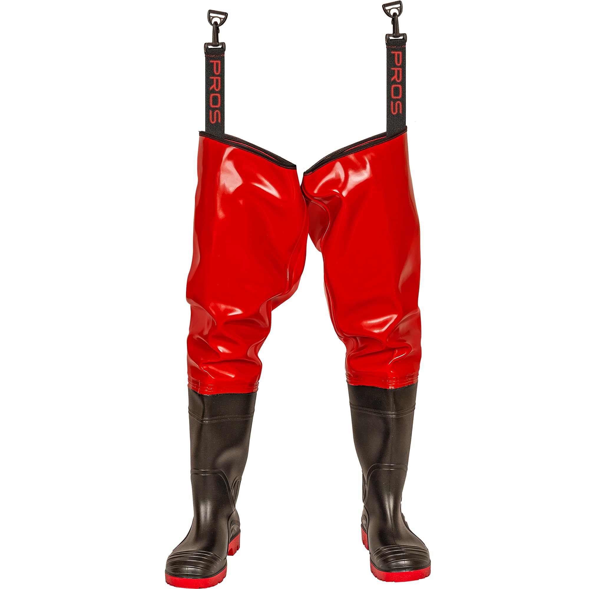 PROS STRONG WR02 Thigh Waders UK 12 / EU 46 Red