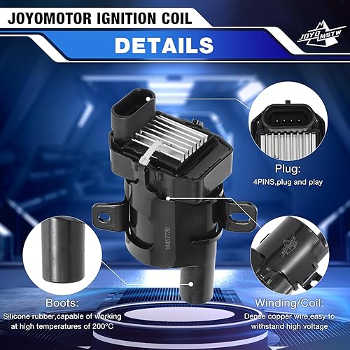 Miniatura 2 de Paquete de bobinas de encendido redondas de repuesto para Chevy GMC Silverado 1500 2500 Tahoe Suburban Express Sierra Savana Yukon XL Escalade V8