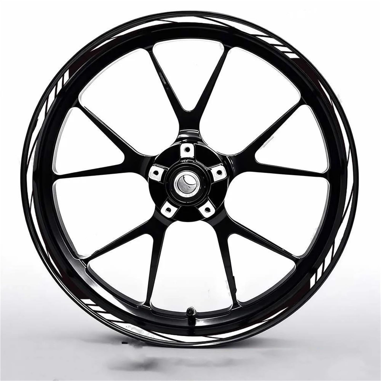 Motorcycle Wheel Sticker for Ducati Reflective Wheel Sticker Motorcycle 17inch Rim Stripes Inside of Hub Decal(17inch 05)