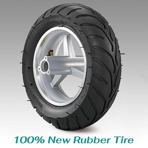 Miniatura 6 de Neumáticos de mini bicicleta de 11050-6.5 pulgadas, neumático trasero y llanta para bicicleta de bolsillo, paquete de neumáticos y llantas con tubo