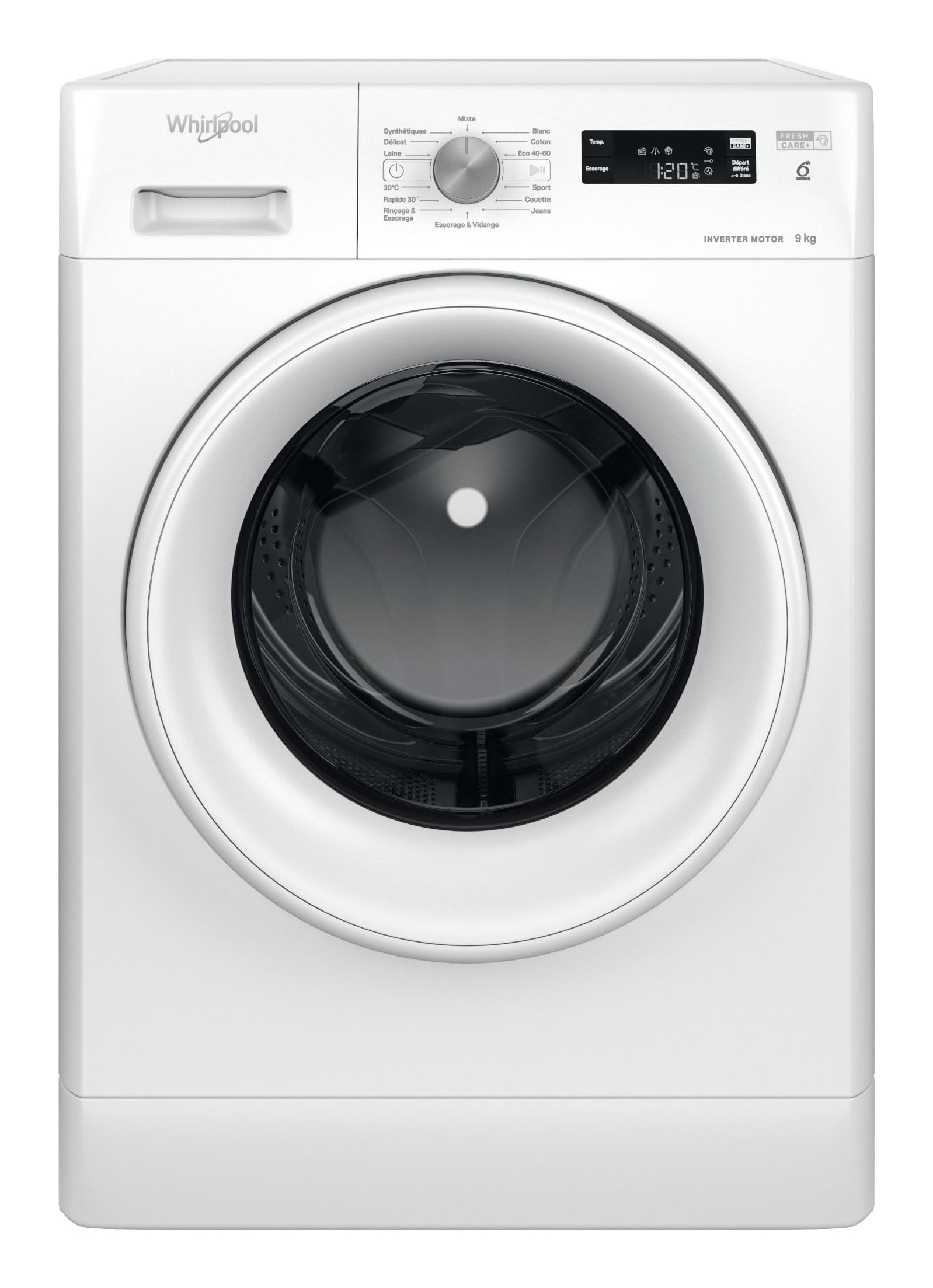 Lave-linge frontal 9kg 1200 Tours/min Blanc - FFSPL9269WFR