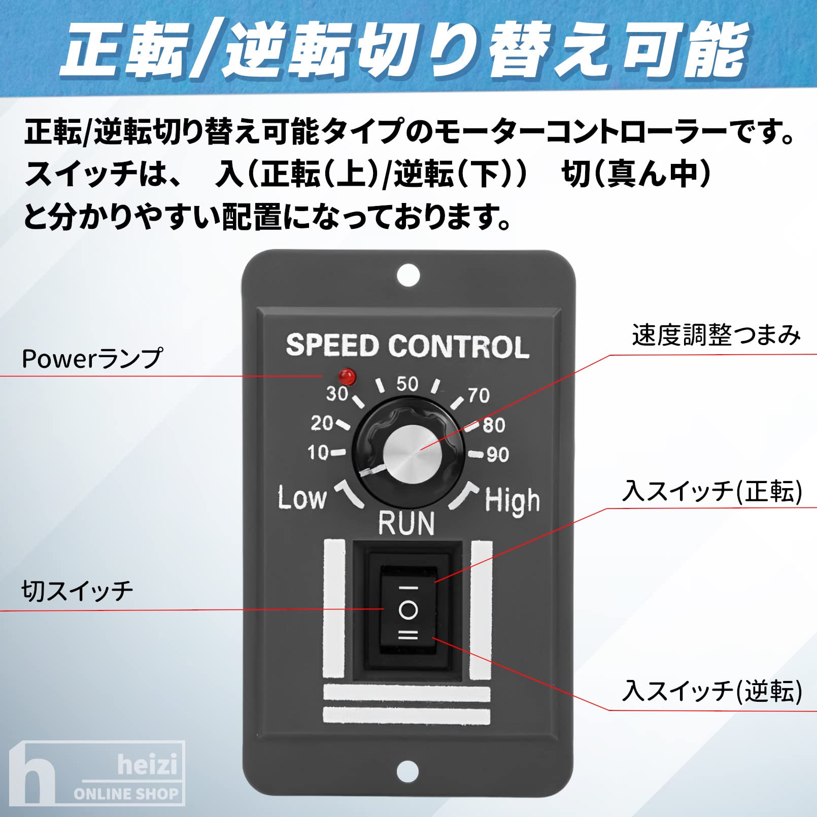 Reciproc VDW エンド用逆回転コントローラー Amazon | 85V-250V DC