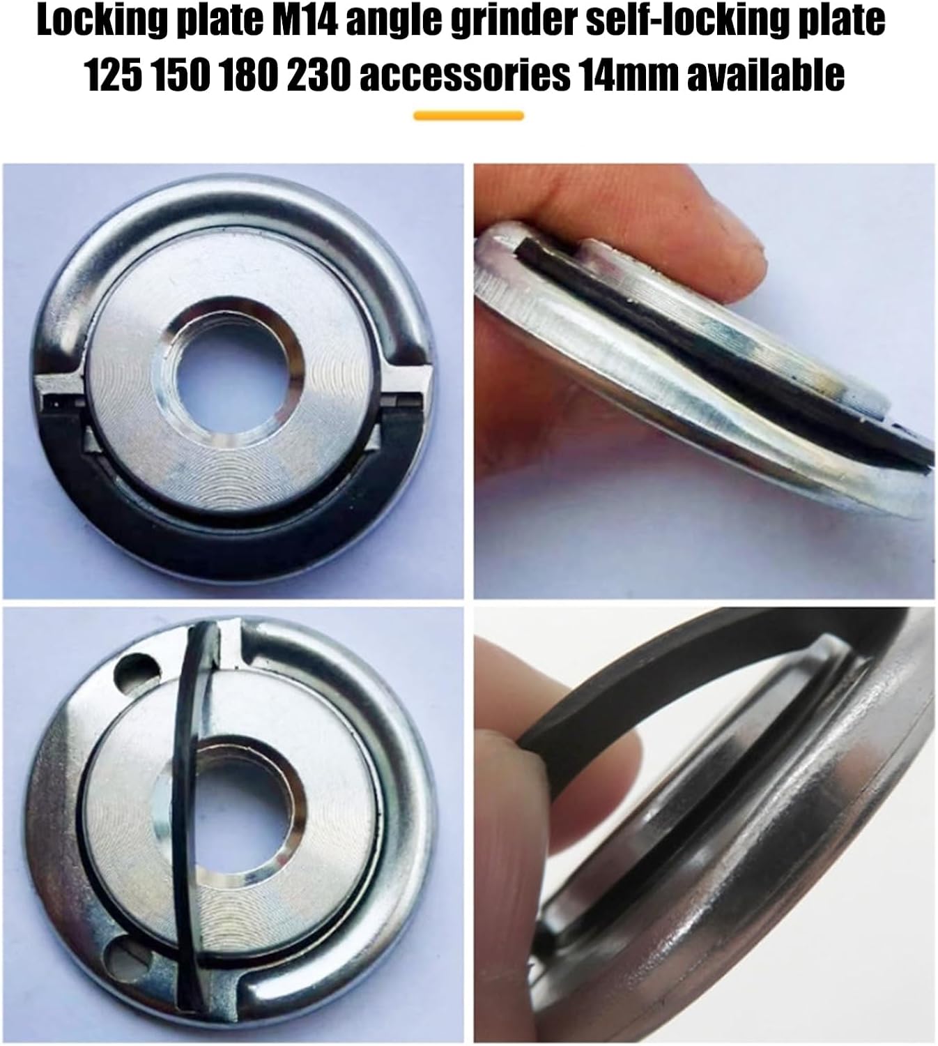 Angle Grinder Nut - Quick Release Flange Nut | Quick Clamping Nuts Pressure Plate Fastener | Angle Grinder Nut | High Strength Metal Grinder Nut Replacement Grinder Locking Nuts For Angle Grinders