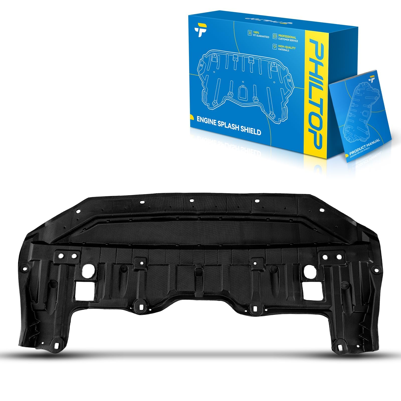 PHILTOP Engine Splash Shield Compatible with 2014-2015 Nissan Altima