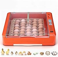 Vista 16 de VEVOR Incubadora de 48 huevos, incubadora automática con volteador de huevos y vela LED, pantalla de temperatura y control automático de humedad