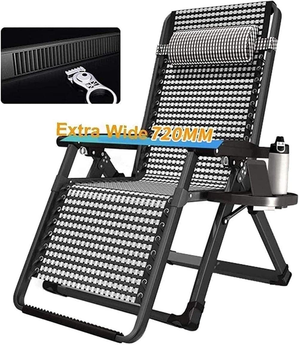 Chaise longue de terrasse pliante pour vos moments de détente au jardin