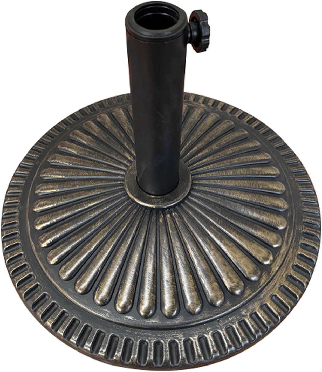 Kingfisher 9kg Cast Iron Effect Parasol Base Amazon.co.uk Garden