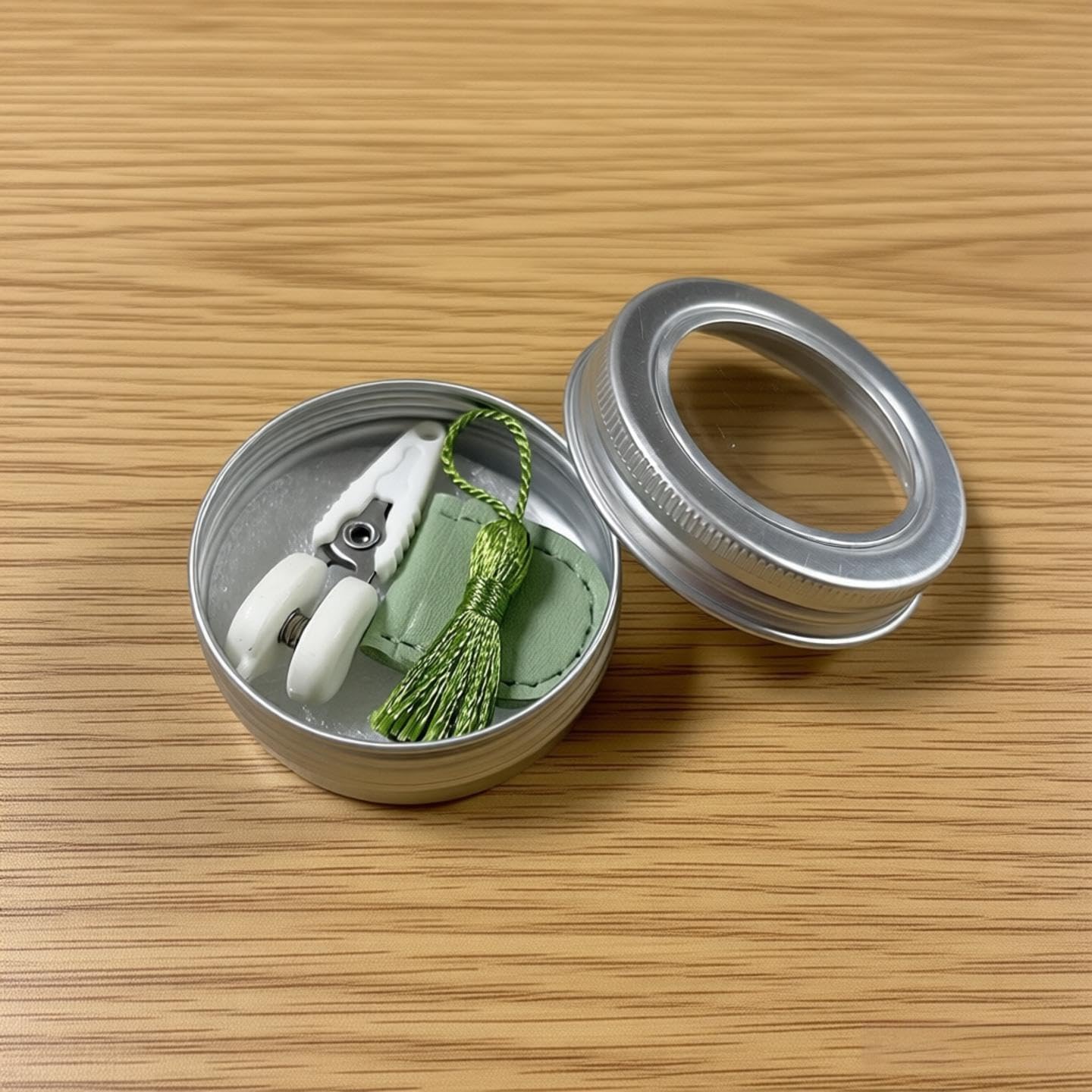 Mini Knitting Scissor, Tassel, Sheath Set with Storage Box, Compact Embroidery Scissors, Sewing Craft Scissors for Crochet, Embroidery, Knitting, and Cross-Stitch