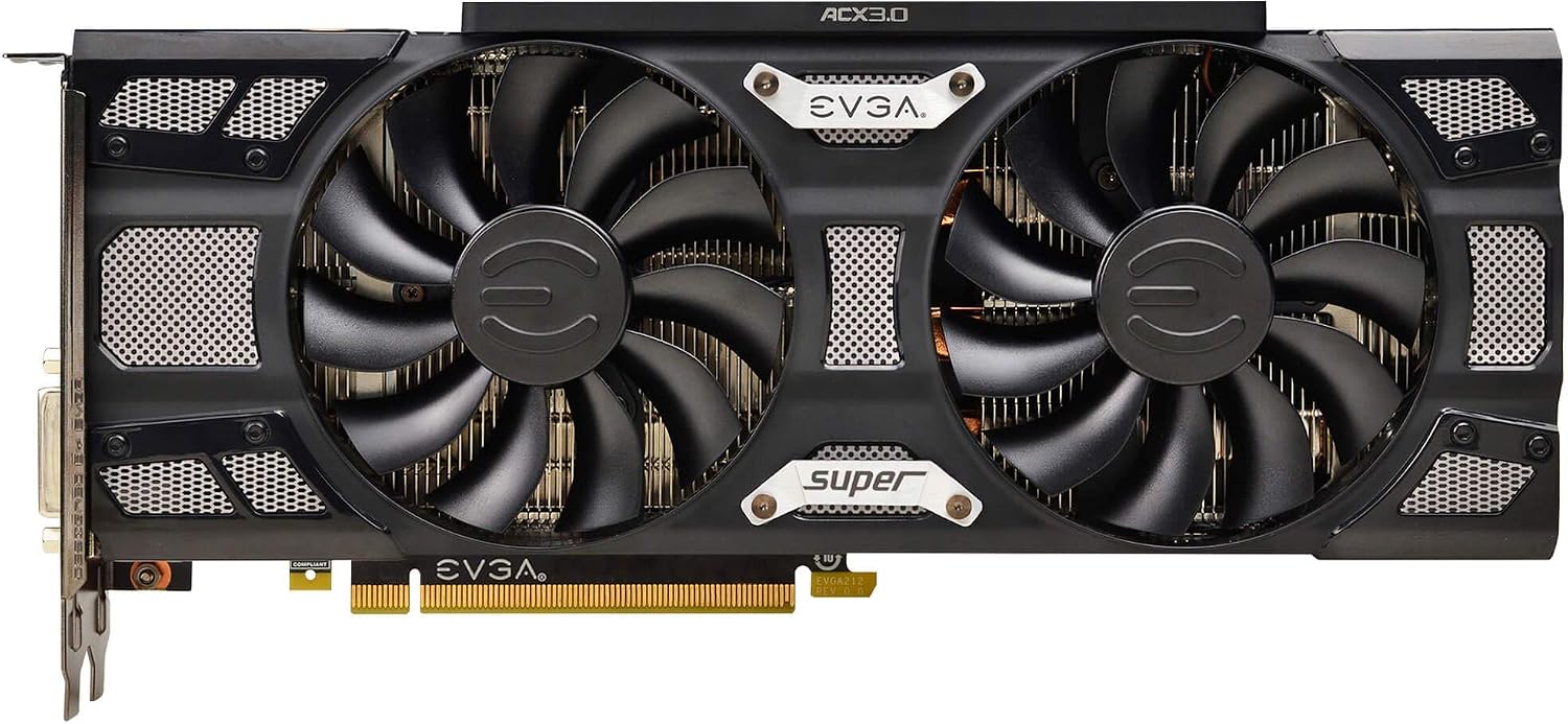 EVGA GeForce RTX 2060 SUPER SC BLACK GAMING, 8GB GDDR6, Dual Fans, 08G-P4-3062-KR (Renewed)