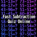 Fast Subtraction Quiz Online [For All Devices]