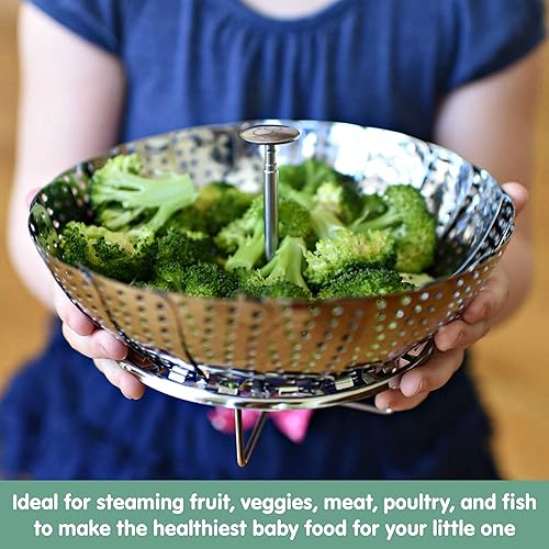 Miniatura 10 de SAGE SPOONFULS - Máquina de alimentos para bebés 10 piezas juego de procesador de alimentos para bebés frutas verduras carne licuadora de alimentos