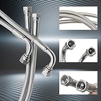 Vista 5 de 52 pulgadas 6AN SS trenzado transmisión líneas de manguera refrigerante, para Chevy Ford Mopar GM GMC Buick Cadillac coches y camiones reemplazar