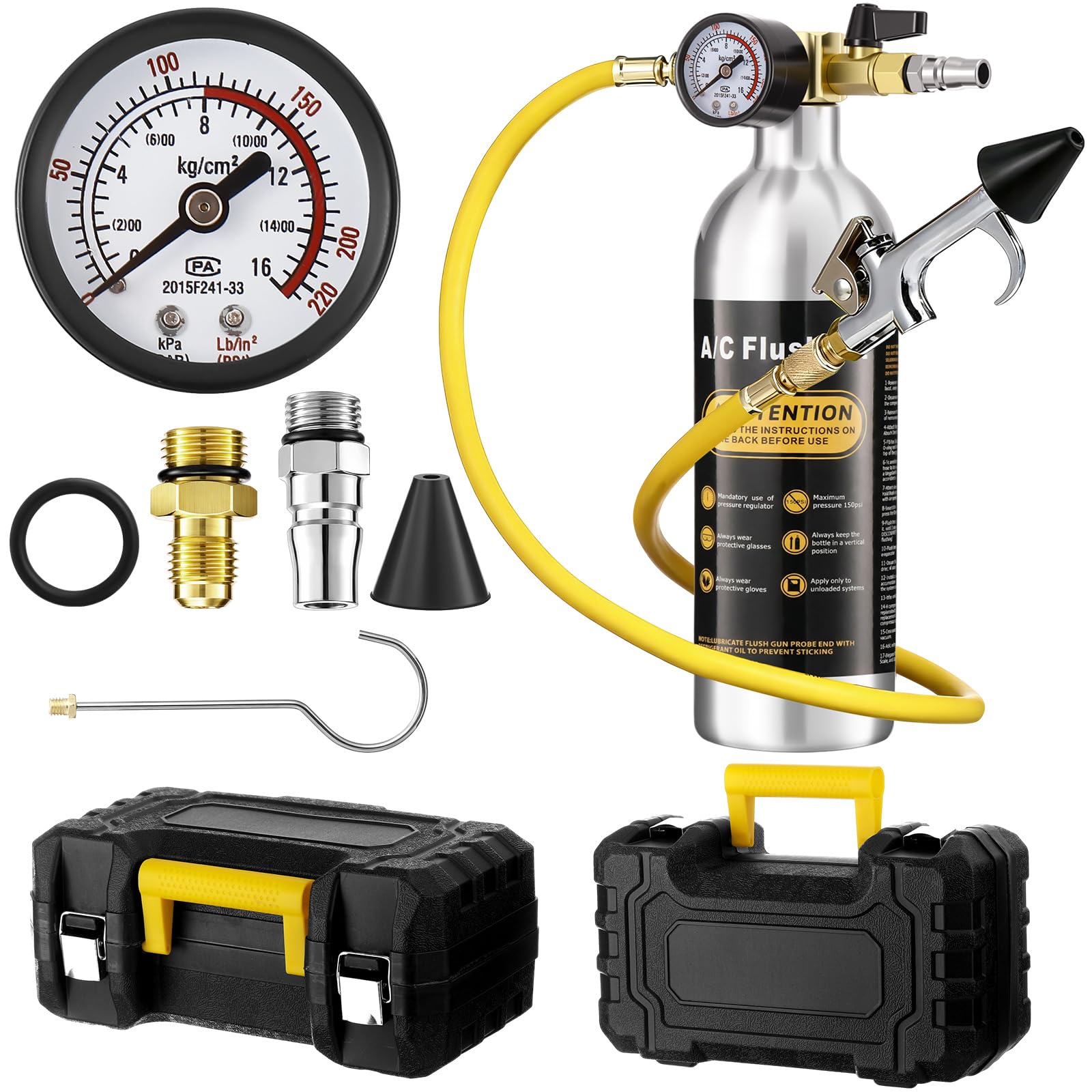 Rossesay AC Flush Kit Air Conditioner System Flush Kit
