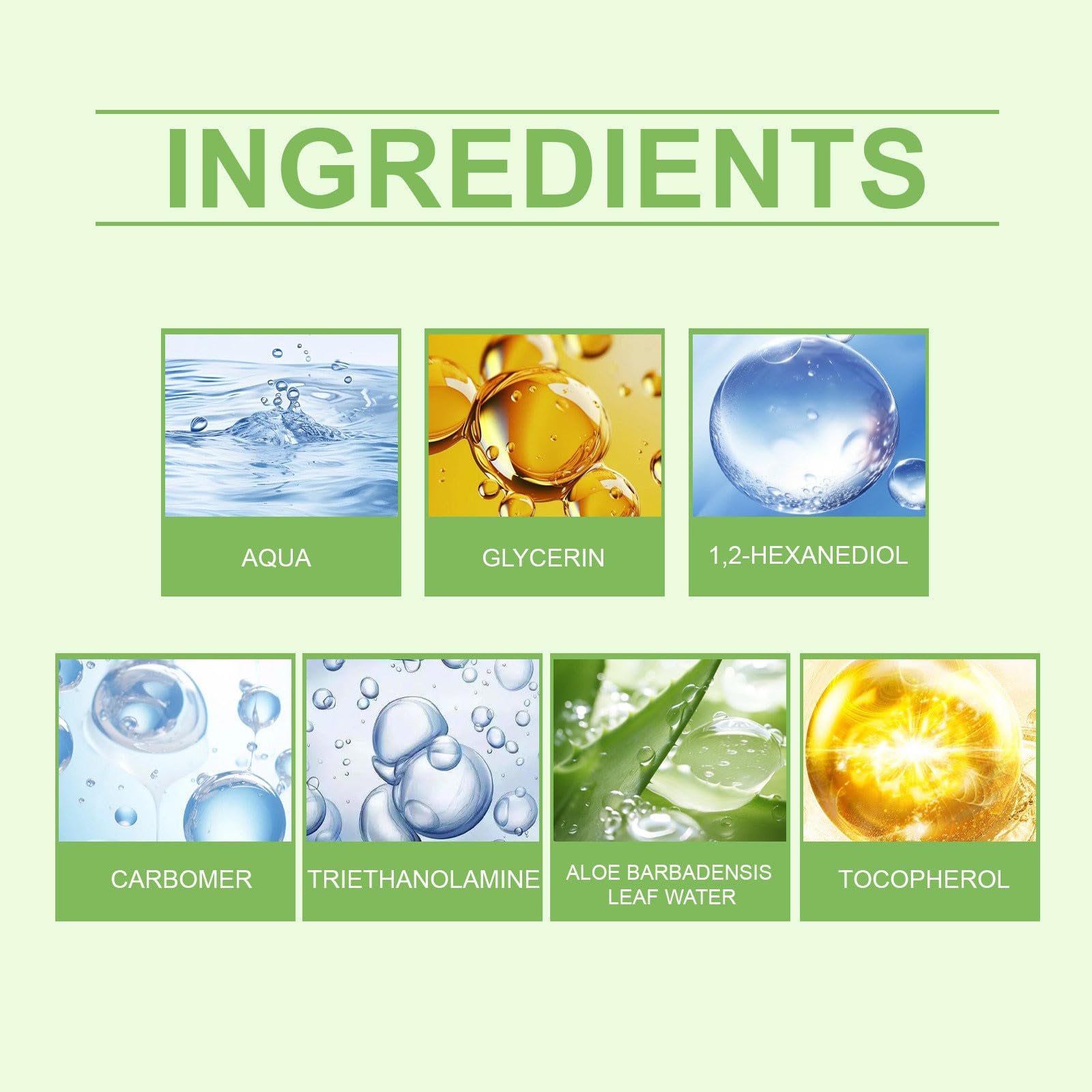 Aloe Vera Żel, 100% Czysty 100 ml - Organiczny żel Aloe Vera do twarzy ciała i włosów, naturalny po słońcu Nawilżacz