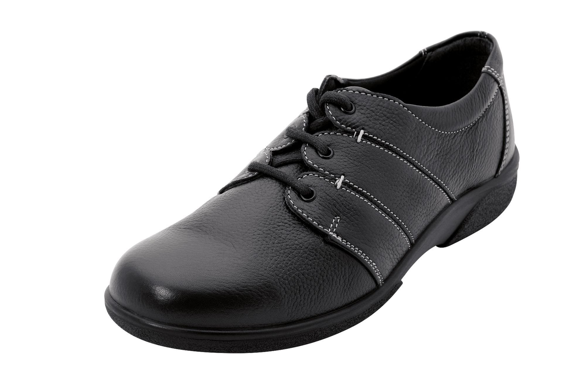 Easy b DB Glossop Ladies Leather Lace Casual Shoe in 2E, 4E, 6E and 8E Fittings